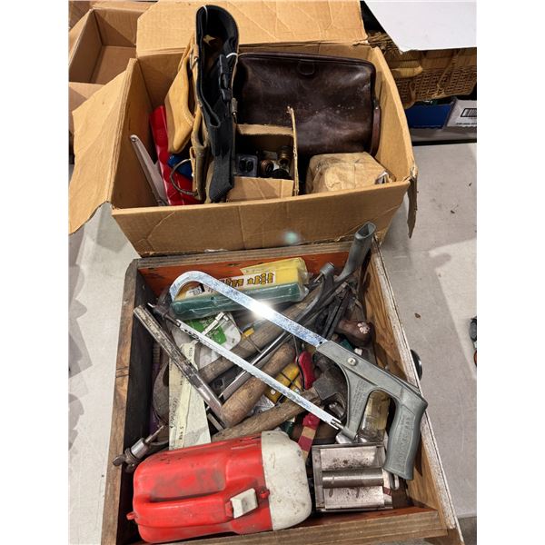 Assorted tools and other items