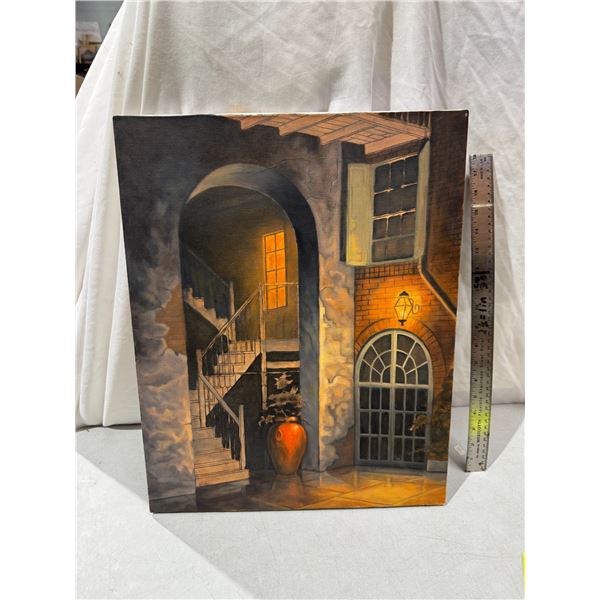 Original canvas painting suspected Phyllys Jensen