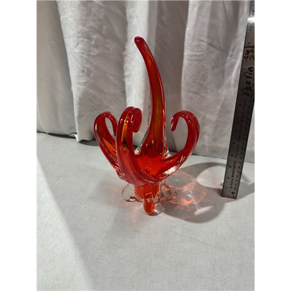 1970s Lorraine Glass, Canada, 12 inch curl and spike