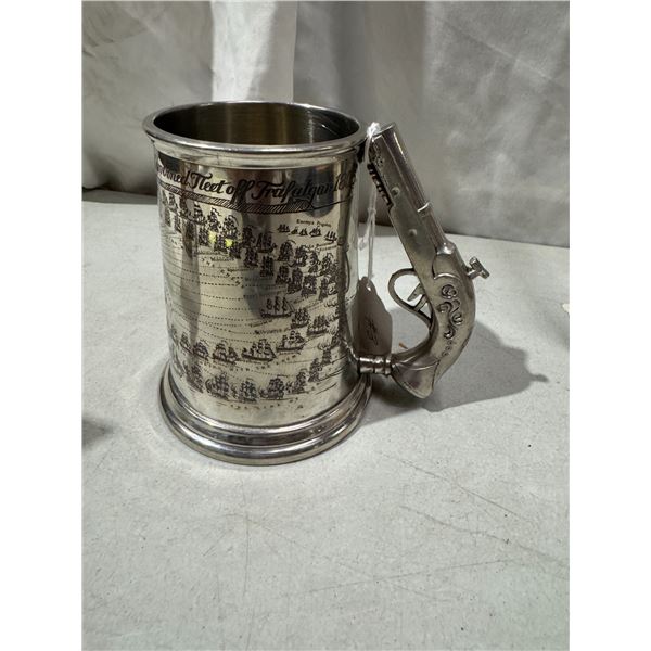 English pewter battle of Trafalgar Stein