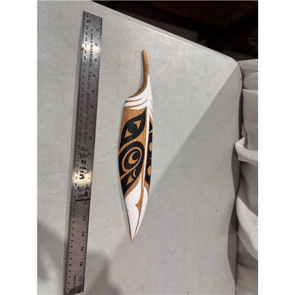 Eagle feather carving