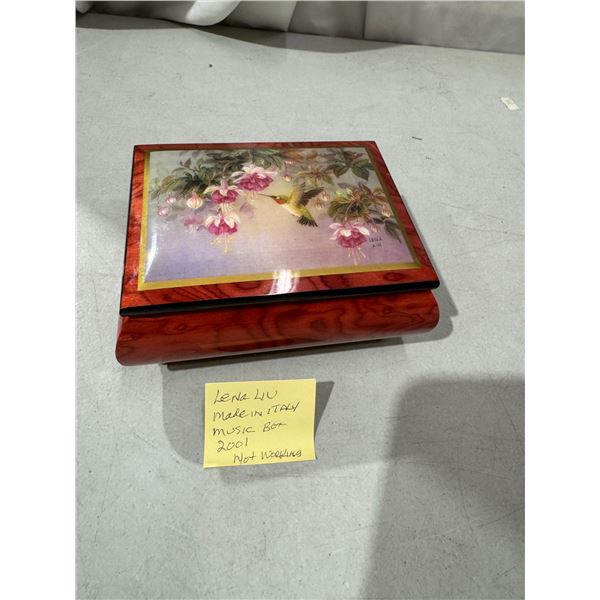 Italy musical jewelry box not working
