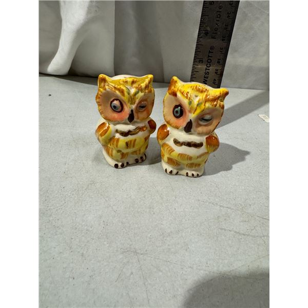 Shani, winking, owls, salt, & pepper