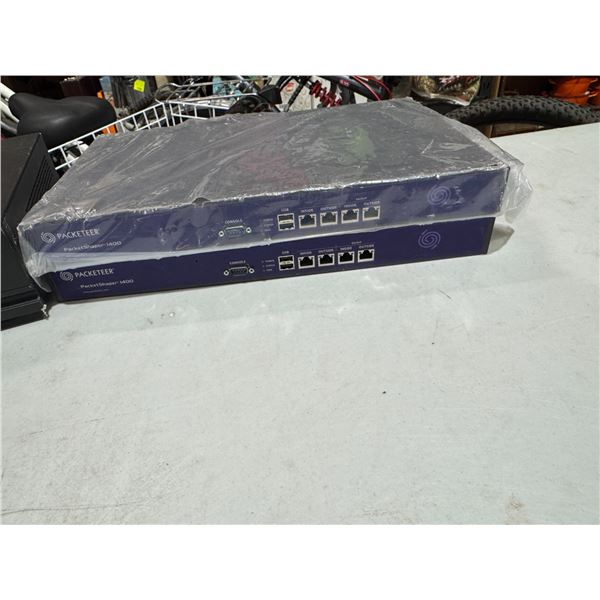 2- Packeteer Packetshaper 1400. One New, one used (untested)