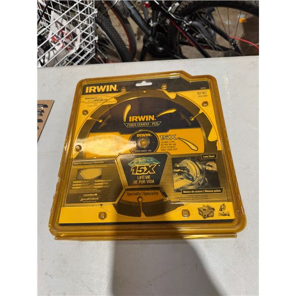 New Irwin, 10 inch saw blade