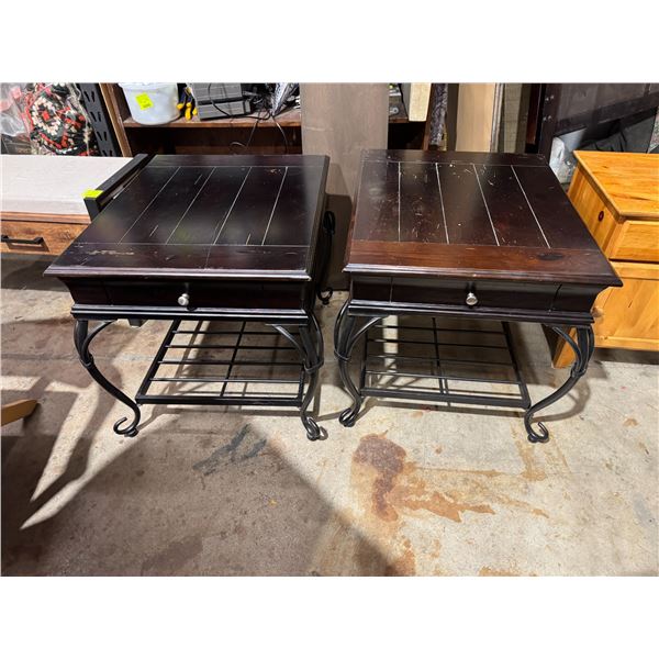 Pair of end tables