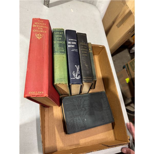 The modern encyclopedia for children, great men of science, masters of the modern short story, match