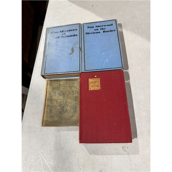 The mystery of steel Islands, Nan Sherwood on the Mexican border, children's classics, Scott lady of