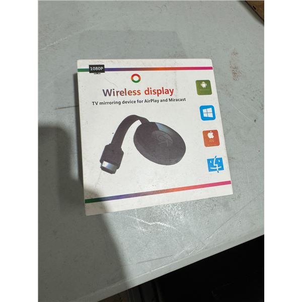 Wireless display TV mirroring  device for airplay and miracast