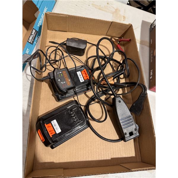 Black and decker batteries, etc.