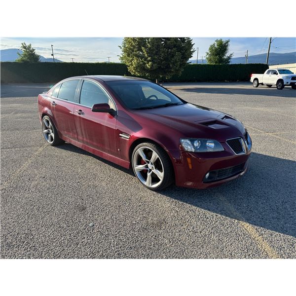 2009 Pontiac G8 sedan 180470kms Estate Vehicle