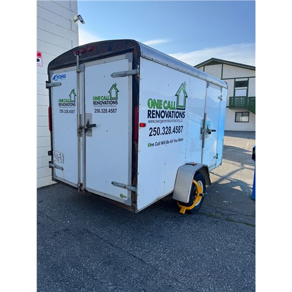 Enclosed Trailer has paperwork