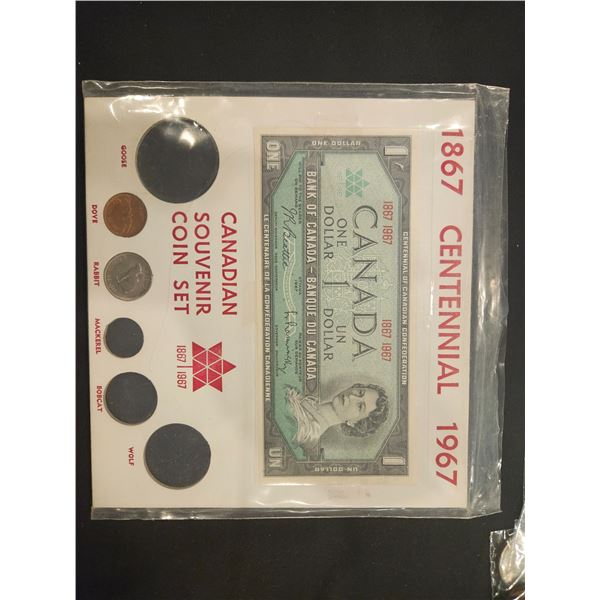 Centennial canadian souvenir set- partial