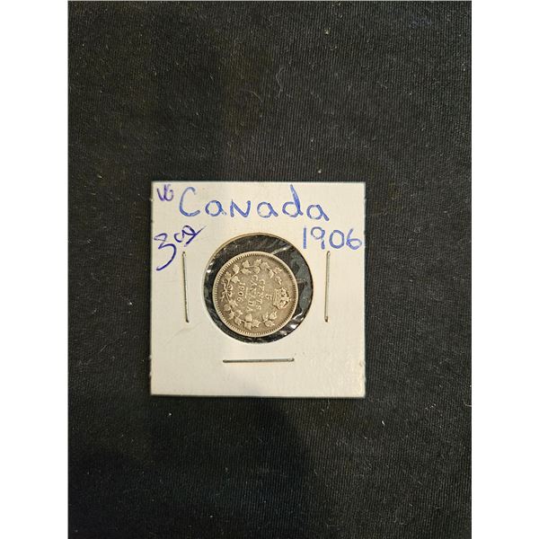 1906 Candaian King Edward dime