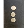 Image 1 : 1934, 1935 & 1936 Canadian nickels