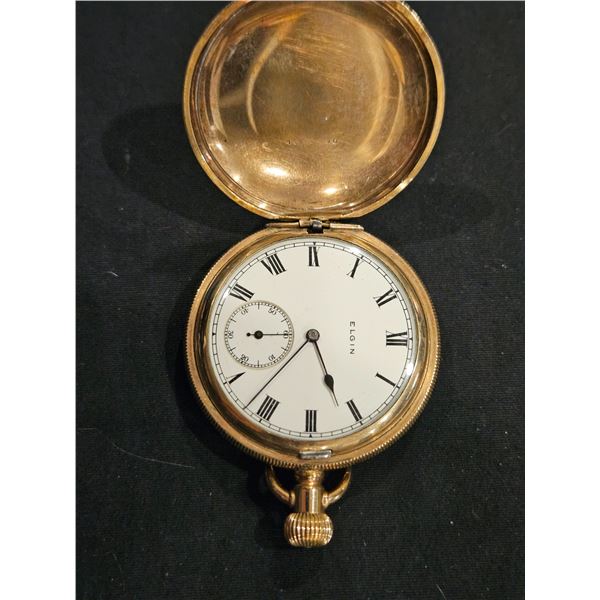 Hunter style Elgin brand pocket watch