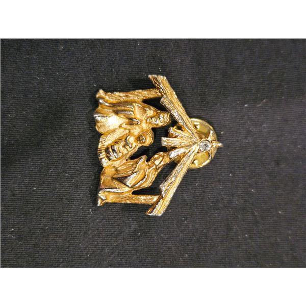 Traditional Manger scene pin