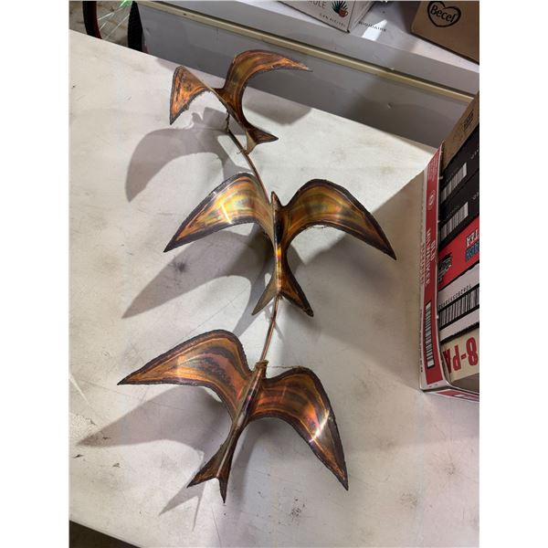 Metal art bird