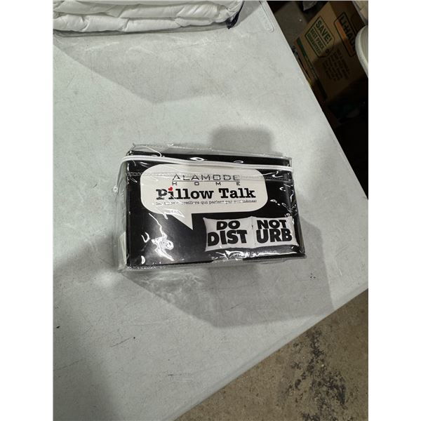 New pillow talk do not disturb pillowcases