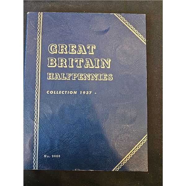 1937 Great Britian half pennies