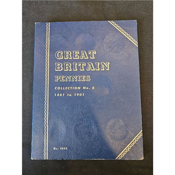 1881-1901 Great britian pennies- partial