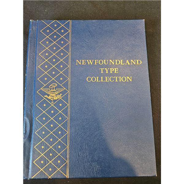 Newfoundland type collection book- empty