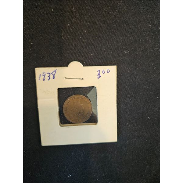 1938 Newfoundland penny
