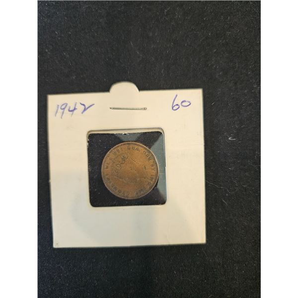 1942 Newfoundland penny