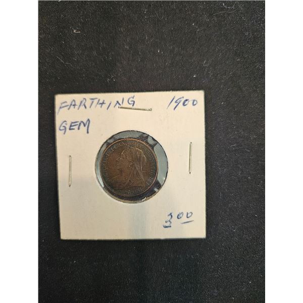 1900 Farthing GEM