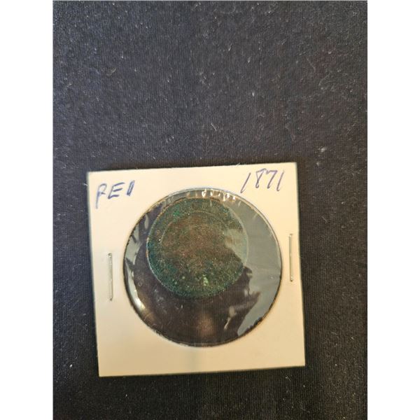 1871 PEI coin