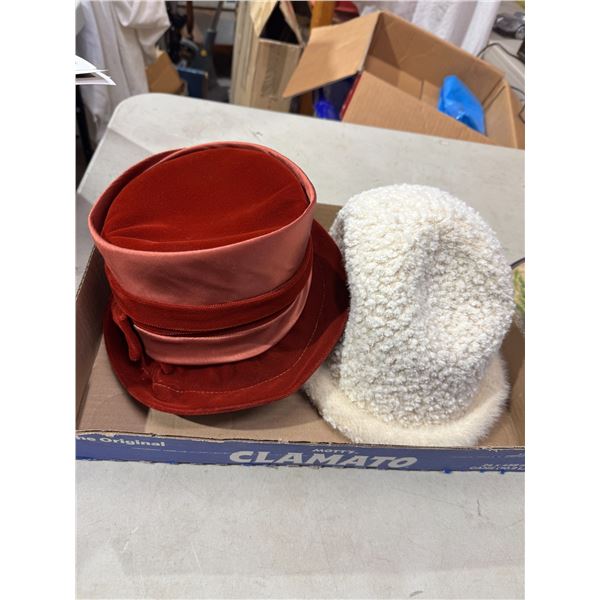 Vintage hat and other hat