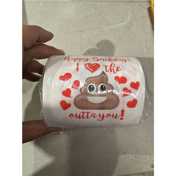 Happy birthday toilet paper