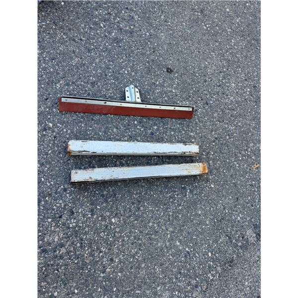 Squeegee and metal parts