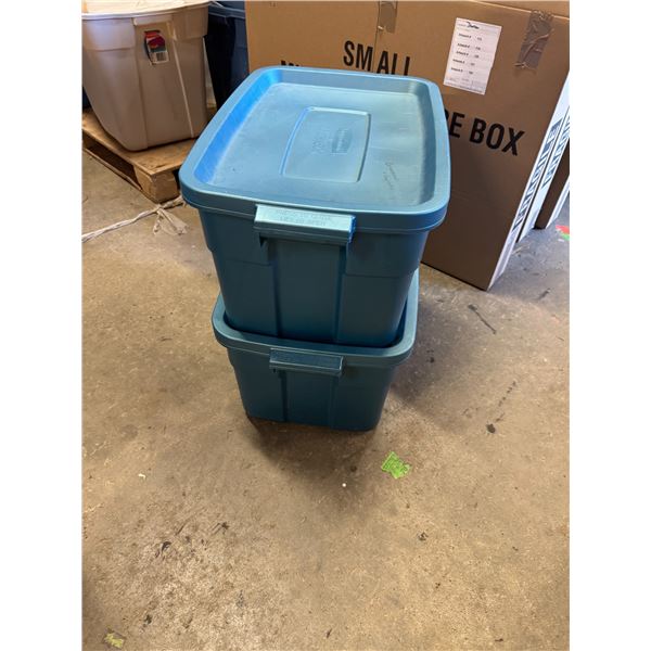 Storage bins with lids