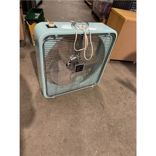 Metal electro home box fan