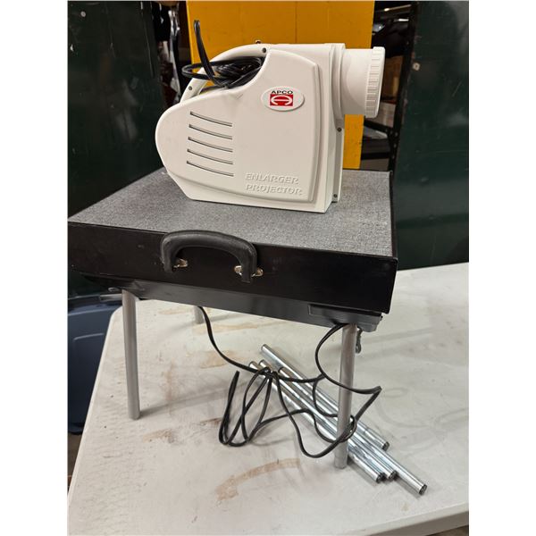 Projector table and larger projector