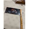 Tin license plate, Harley Davidson motorcycle