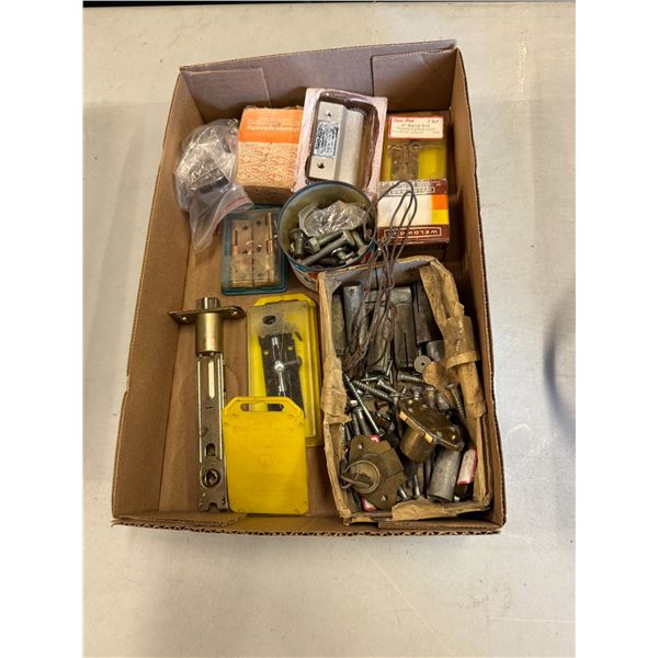 Barrel bolt locks, and other hardware