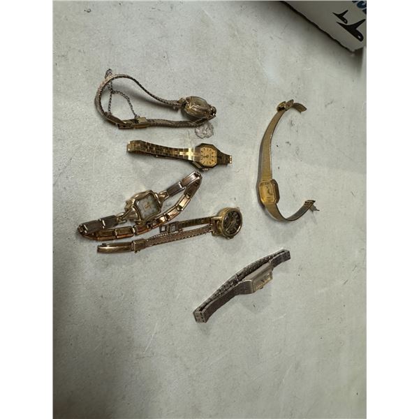 Caravelle, Bulova, timex, Seco, cardinal vintage watches