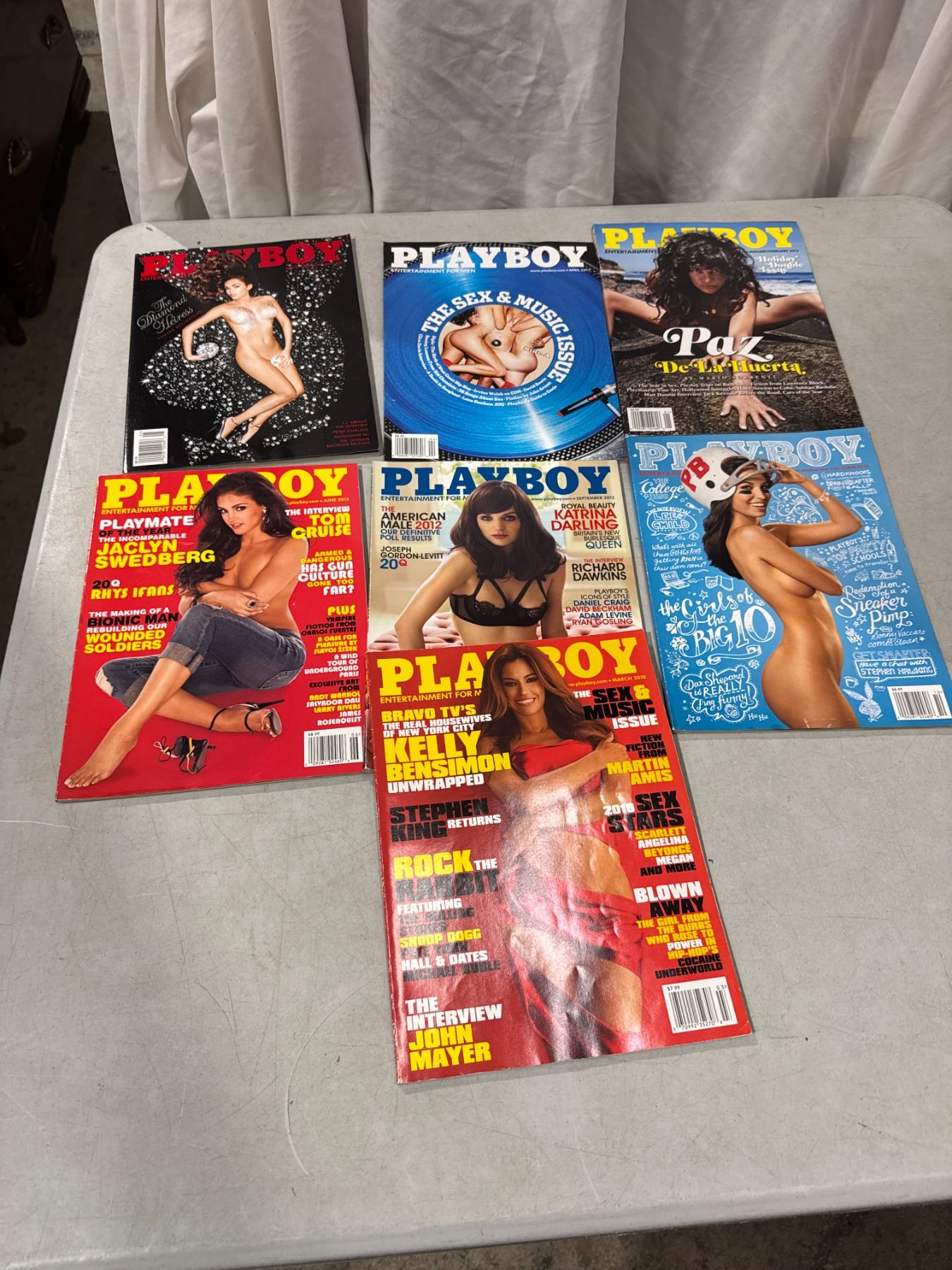 Playboy magazines