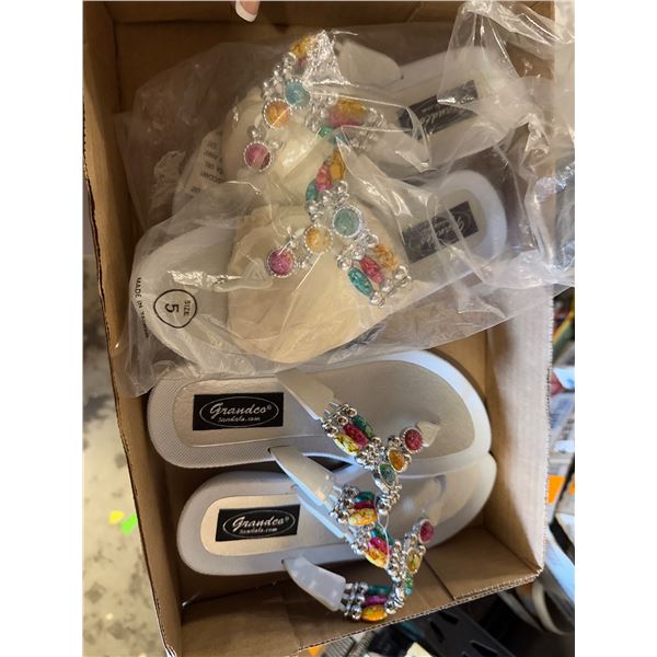 New sandals, size 5