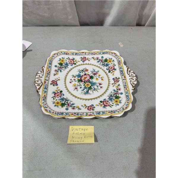Vintage Foley Ming Rose cakeplate