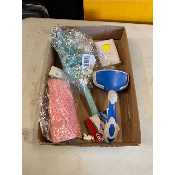 Scrubber, loofah, and cleaning brush