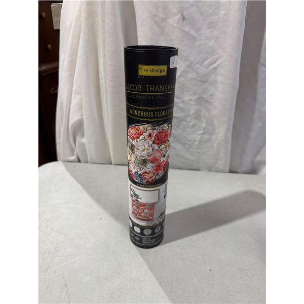 Redesign decor, transfer wondrous floral