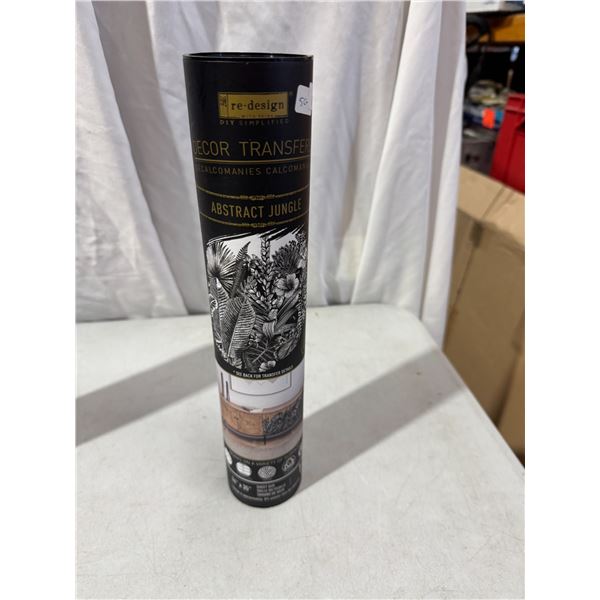 Redesign decor, transfer abstract jungle