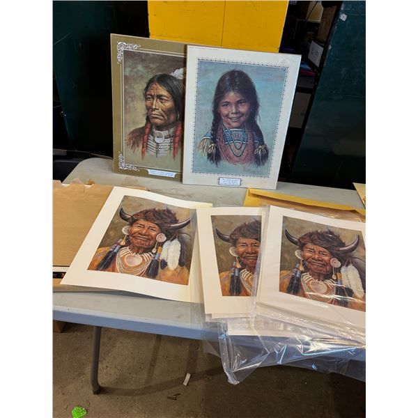 Walking Buffalo and other artwork