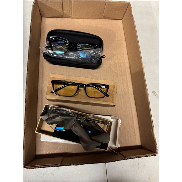 Assorted reading glasses