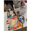 Image 2 : Sandpaper and painting supplies and other items