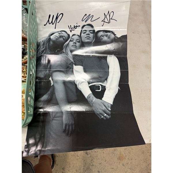 Signed poster