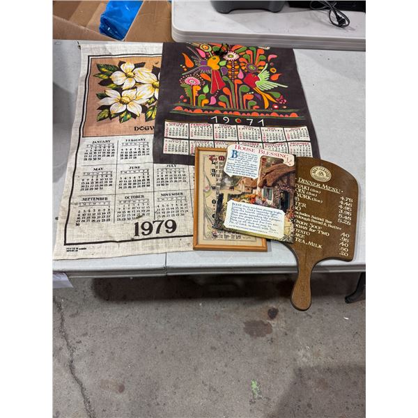 Vintage kitchen items